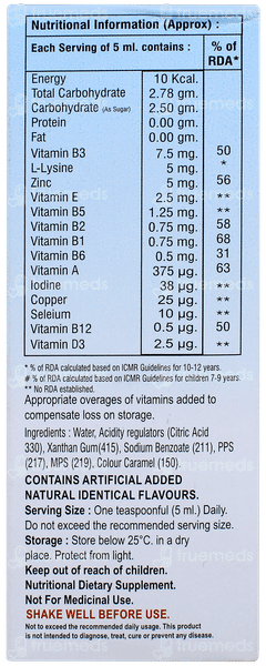 Zindervit Syrup 200ml
