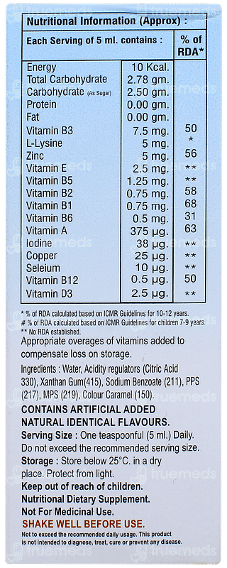 Zindervit Syrup 200ml