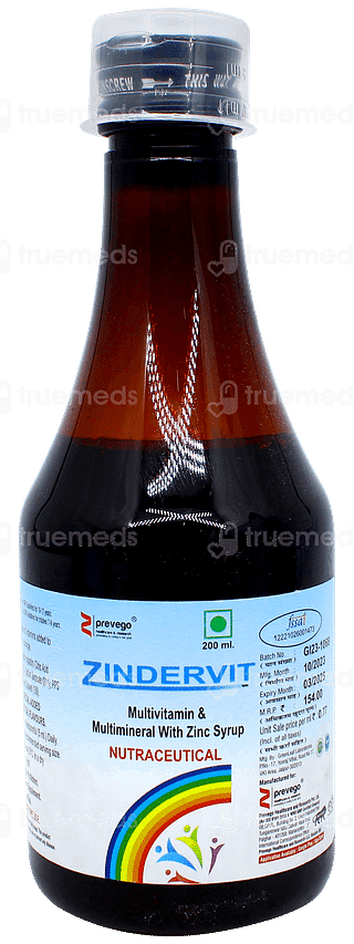 Zindervit Syrup 200ml