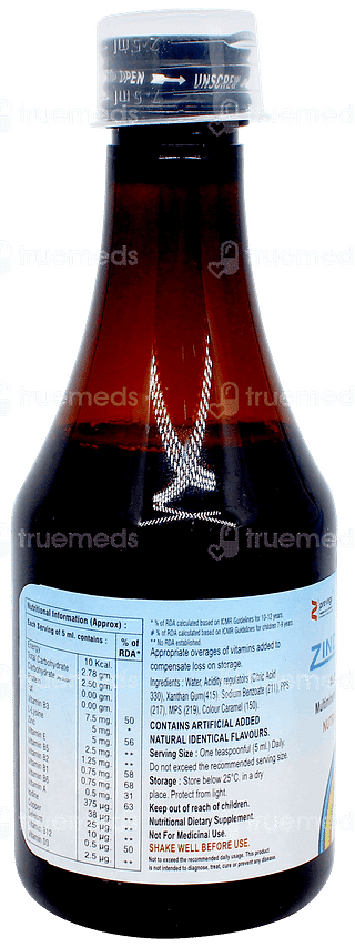 Zindervit Syrup 200ml