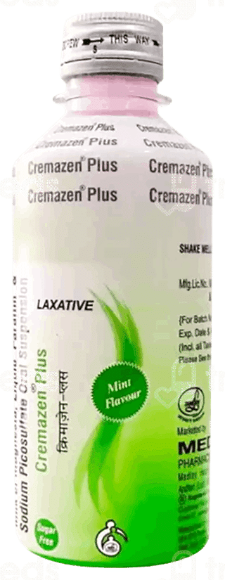 Cremazen Plus Mint Flavour Sugar Free Suspension 225Ml