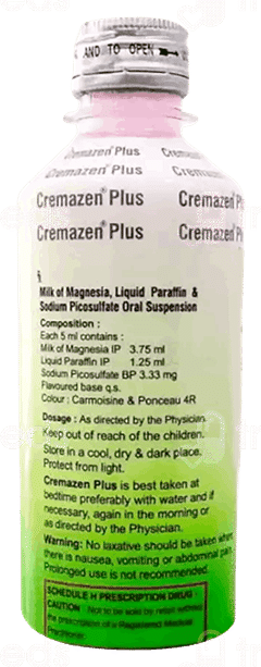 Cremazen Plus Mint Flavour Sugar Free Suspension 225Ml