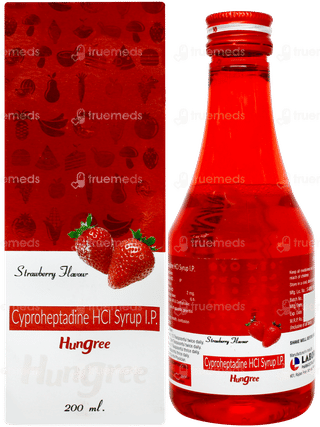 Hungree Strawberry Flavour Syrup 200ml