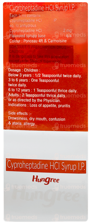 Hungree Strawberry Flavour Syrup 200ml