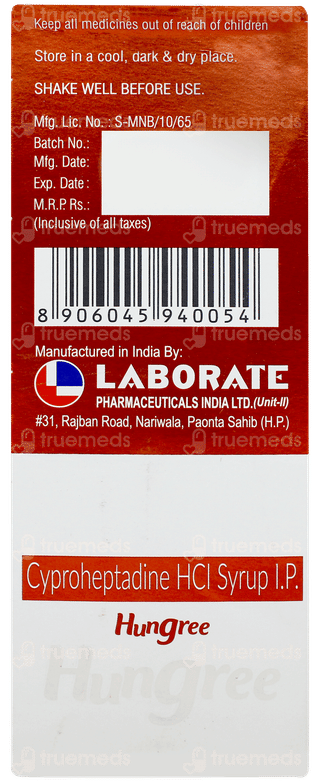 Hungree Strawberry Flavour Syrup 200ml