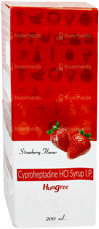 Hungree Strawberry Flavour Syrup 200ml