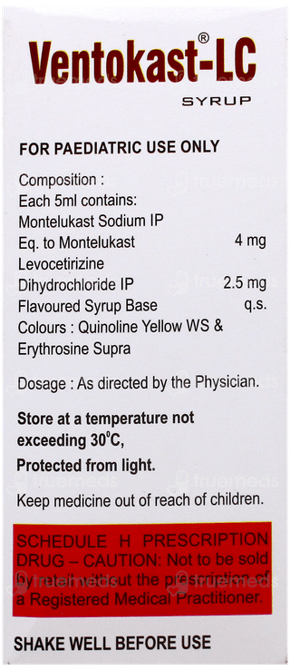 Ventokast Lc Syrup 60Ml