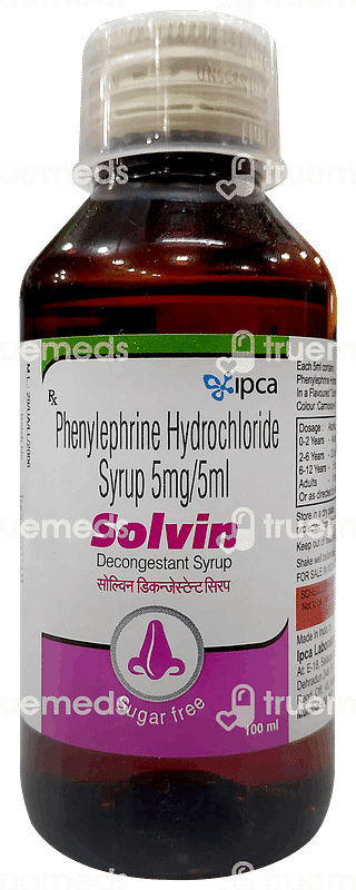 Solvin Sugar Free Syrup 100ml