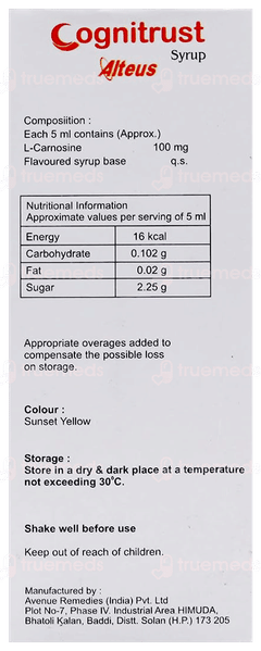 Cognitrust Mango Flavour Syrup 200Ml