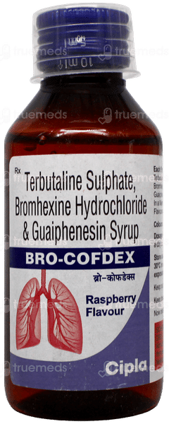 Bro Cofdex Raspberry Flavour Syrup 100Ml Bro Cofdex Raspberry Flavour Syrup 100Ml