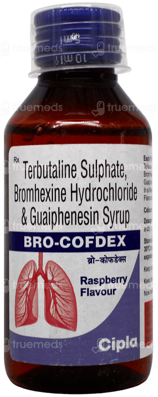 Bro Cofdex Raspberry Flavour Syrup 100Ml
