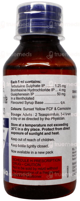 Bro Cofdex Raspberry Flavour Syrup 100Ml