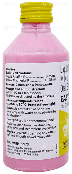 Easylax  3.75/11.25 MG Emulsion 170 ML