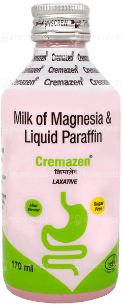 Cremazen Plus Mint Flavour Sugar Free Suspension 170Ml Cremazen Plus Mint Flavour Sugar Free Suspension 170Ml