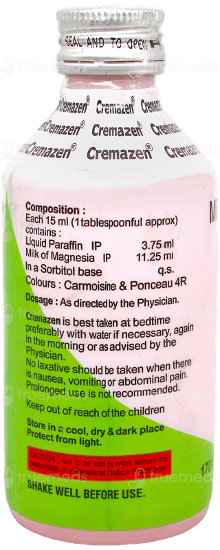 Cremazen Plus Mint Flavour Sugar Free Suspension 170Ml