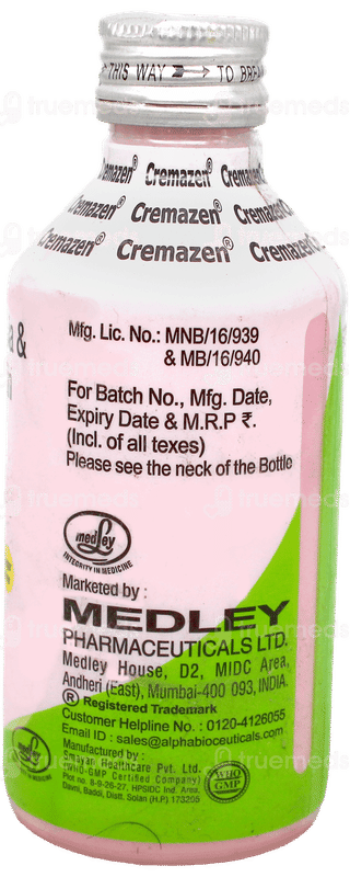 Cremazen Plus Mint Flavour Sugar Free Suspension 170Ml