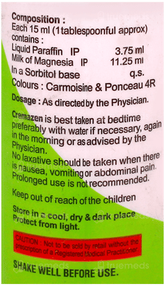 Cremazen Plus Mint Flavour Sugar Free Suspension 170Ml