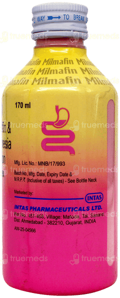 Milmafin Mint Flavour Suspension 170Ml Milmafin Mint Flavour Suspension 170Ml