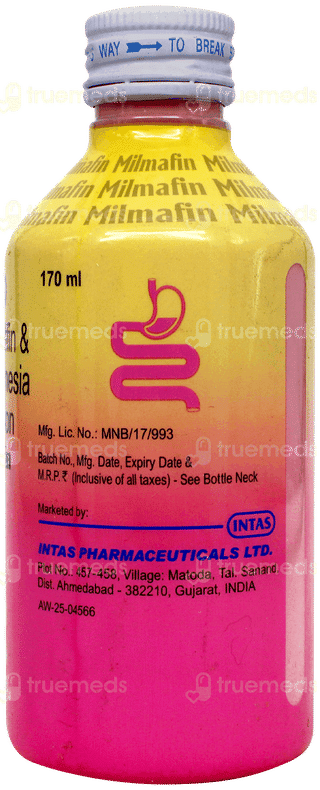 Milmafin Mint Flavour Suspension 170Ml