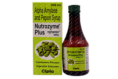 NUTROZYME PLUS CARDOMOM FLAVOUR SYRUP 200ML