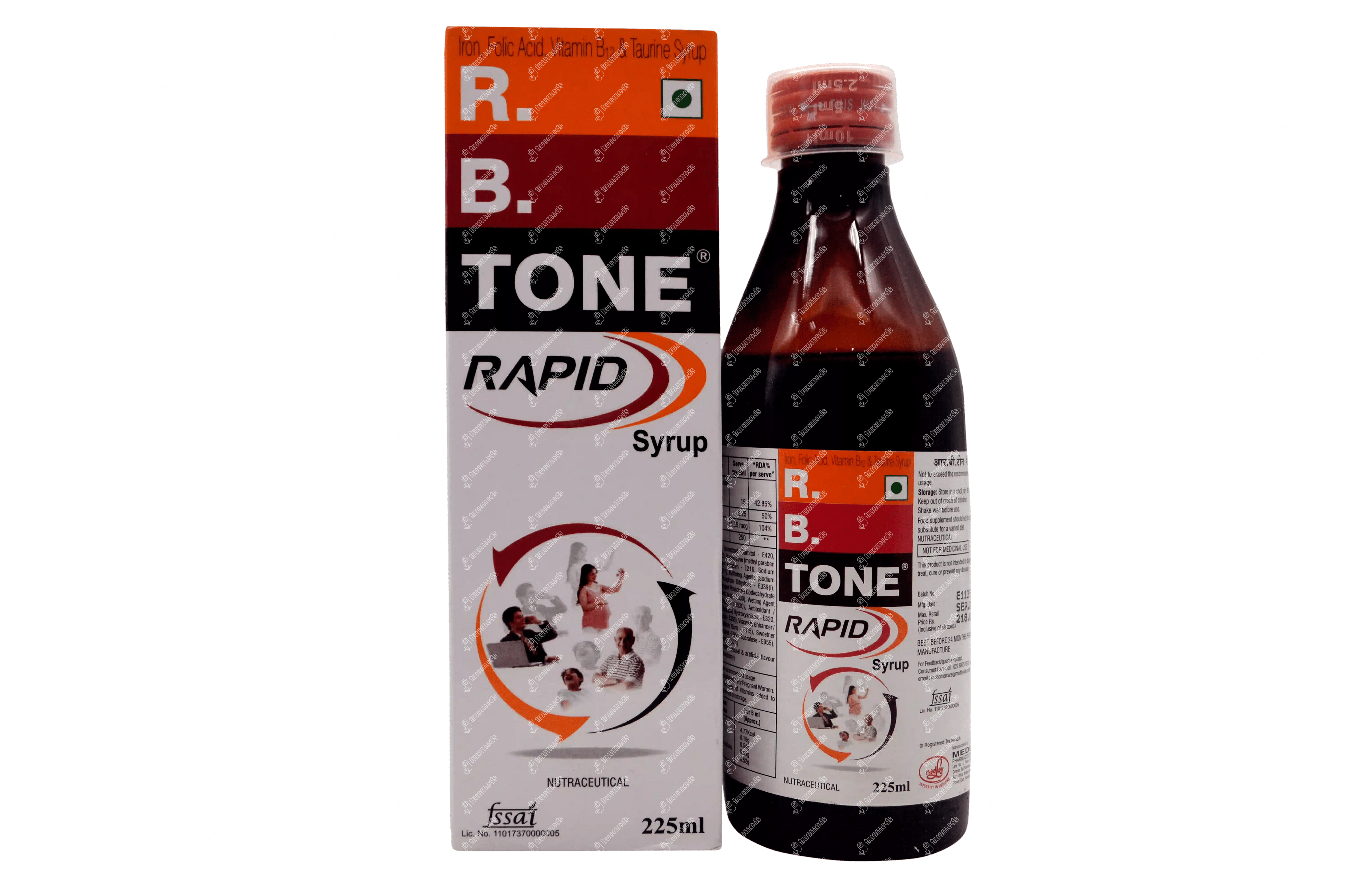 R B Tone Rapid Syrup 225 ML - Uses, Side Effects, Dosage, Price | Truemeds