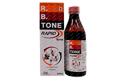 R B Tone Rapid Syrup 225 ML