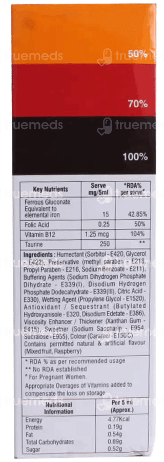 R B Tone Rapid Syrup 225Ml