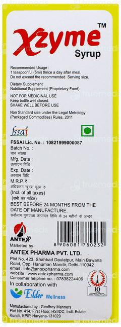 Xzyme Syrup 200ml
