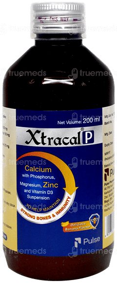 Xtracal P Banana Flavour Suspension 200Ml
