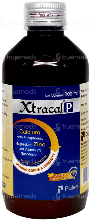 Xtracal P Banana Flavour Suspension 200Ml