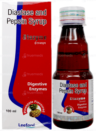 Etazyme Pineapple Flavoured Syrup 100Ml