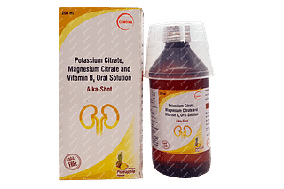 Alkashot B6 Pineapple Flavour Sugar Free Oral Solution 200 ML