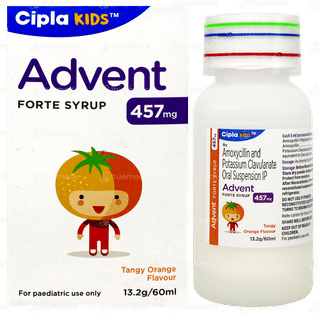 Advent Forte 457mg Tangy Orange Flavour Syrup 60ml