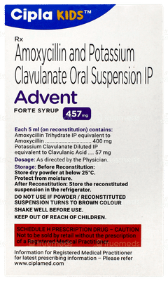 Advent Forte 457mg Tangy Orange Flavour Syrup 60ml Advent Forte 457mg Tangy Orange Flavour Syrup 60ml