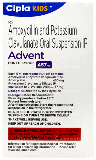 Advent Forte 457mg Tangy Orange Flavour Syrup 60ml