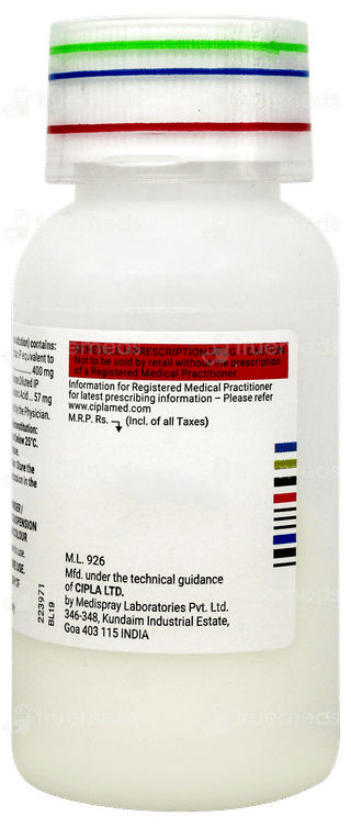 Advent Forte 457mg Tangy Orange Flavour Syrup 60ml