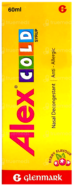 Alex Cold Berry Flavour Syrup 60Ml