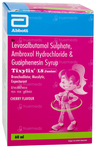 Tixylix Ls Junior Cherry Flavour Syrup 60Ml