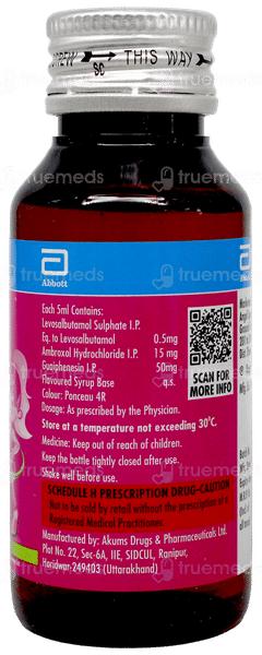 Tixylix Ls Junior Cherry Flavour Syrup 60Ml Tixylix Ls Junior Cherry Flavour Syrup 60Ml