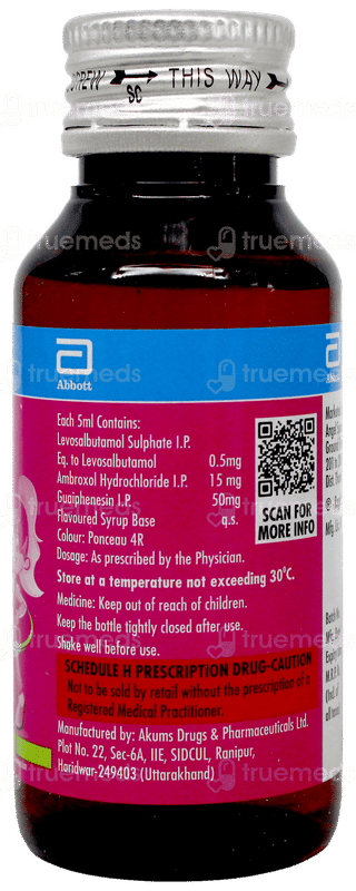 Tixylix Ls Junior Cherry Flavour Syrup 60Ml