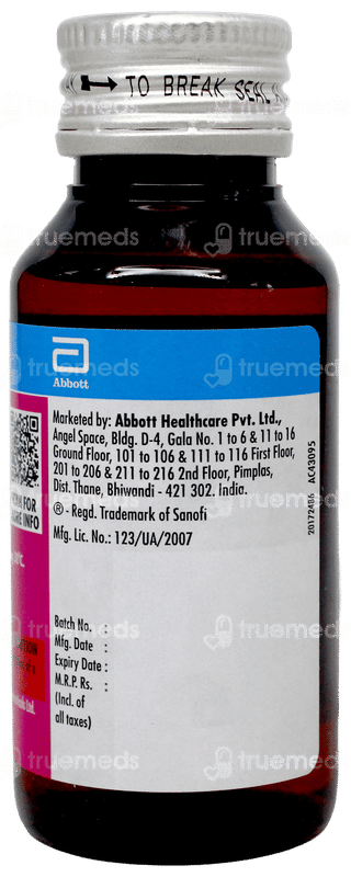 Tixylix Ls Junior Cherry Flavour Syrup 60Ml