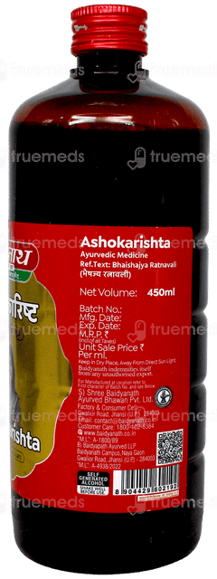 Baidyanath Ashokarishta Tonic 450Ml