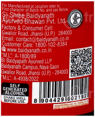 Baidyanath Ashokarishta Tonic 450Ml