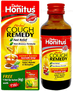 Dabur Honitus Herbal Cough Remedy Syrup 100ml