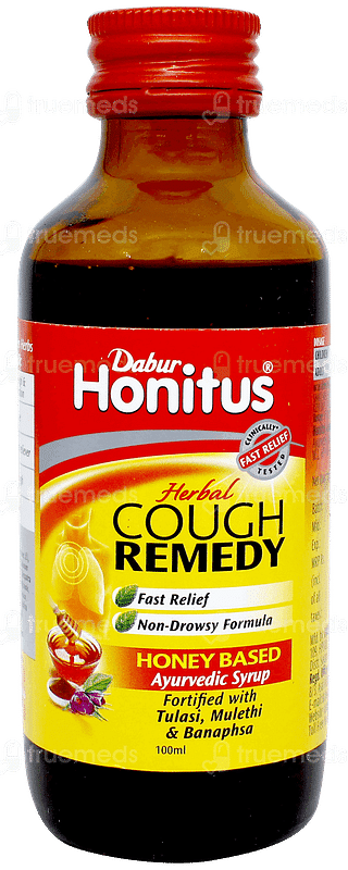 Dabur Honitus Herbal Cough Remedy Syrup 100ml