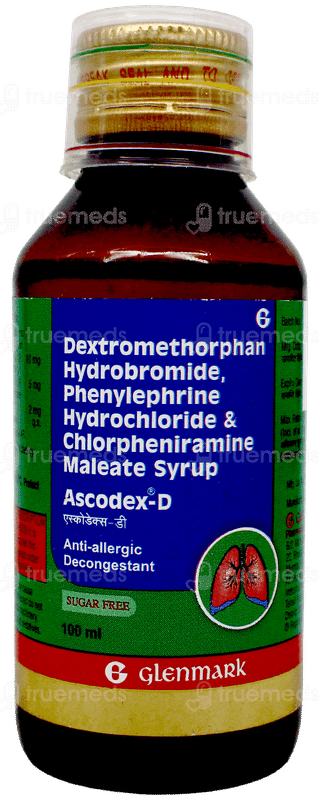 Ascodex D Sugar Free Syrup 100ml