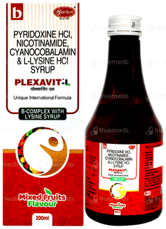 Plexavit L Mixed Fruits Flavour Syrup 200ml