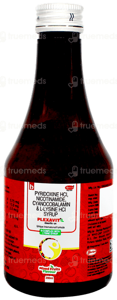 Plexavit L Mixed Fruits Flavour Syrup 200ml