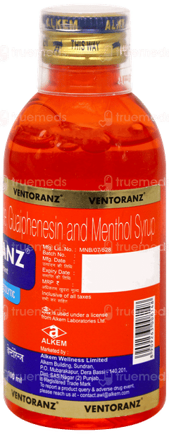Ventoranz Expectorant 100Ml Ventoranz Expectorant 100Ml