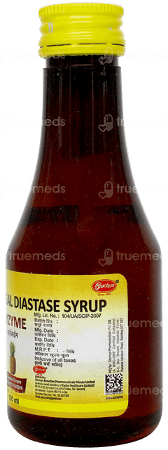 Byzyme Pineapple Flavour  Syrup 100ml